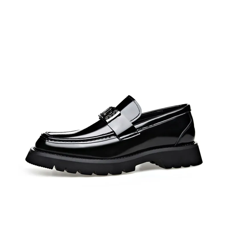 XIAOTOULANG Dress Shoes Men's Black-0
