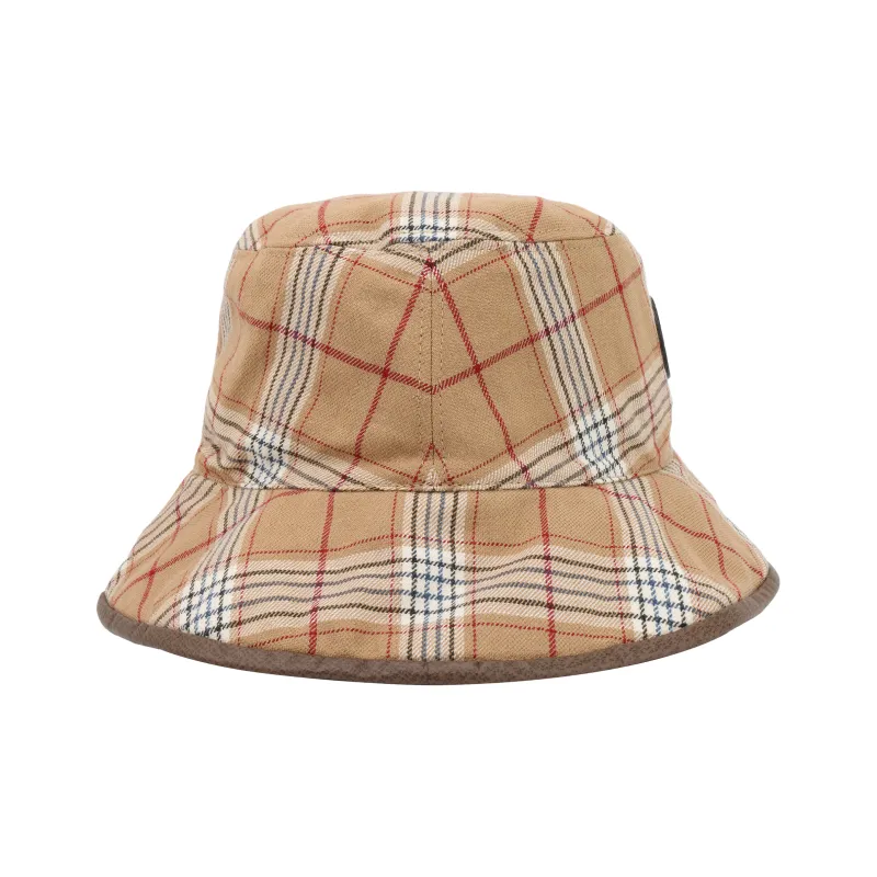 GUCCI Plaid Gg Baseball Cap-1
