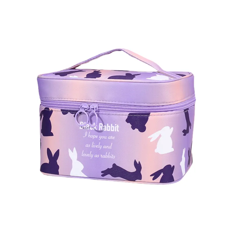 Vack Polyester Makeup Bag Women's Purple-0