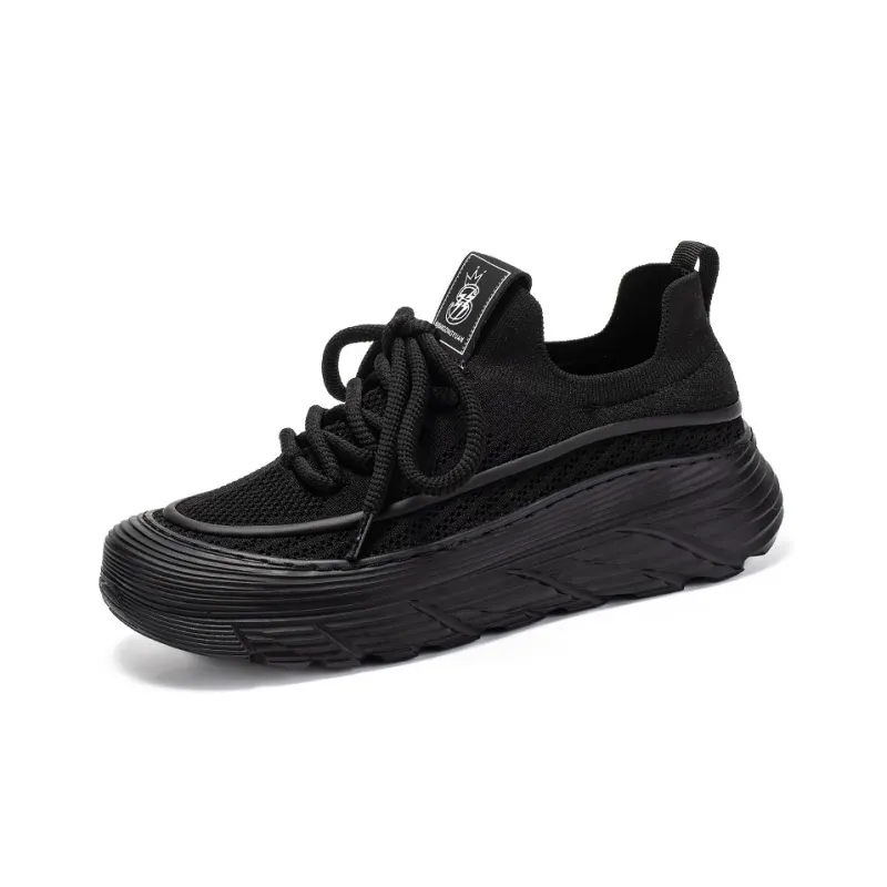 Skate Park Height Increasing Wear-Resistant Low-Top Running Shoes Men's-1