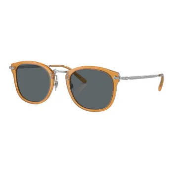 Oliver Peoples Acetate Metal Acetate Square Sunglasses Men's Brown