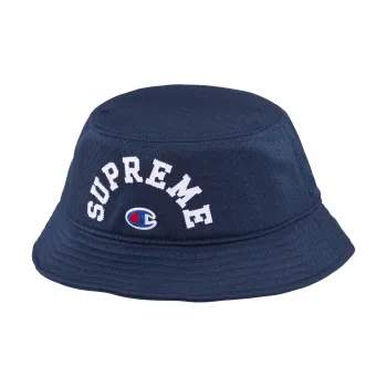 Supreme Twill Bucket Hats Unisex Blue