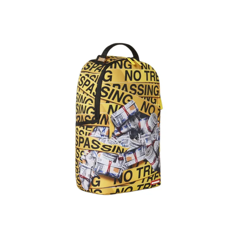 SPRAYGROUND Polyester With Fabric Backpack Unisex Yellow Black-1