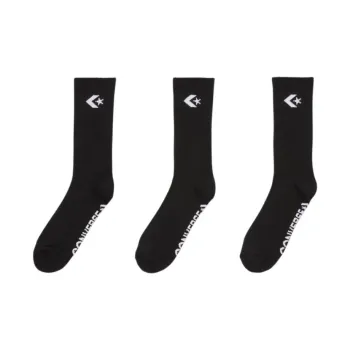 Converse 3 Pack Women's Embroidered Crew Socks