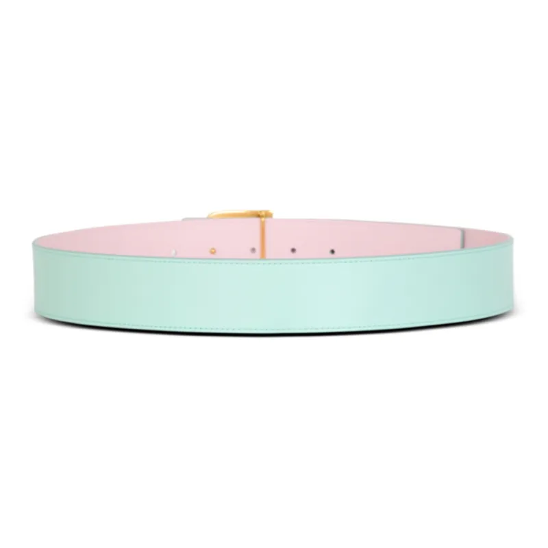 BALMAIN B-Belt Reversible Leather Belt-1