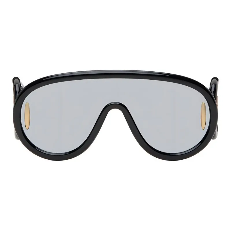 LOEWE Irregular Shape Sunglasses Men's Black-1
