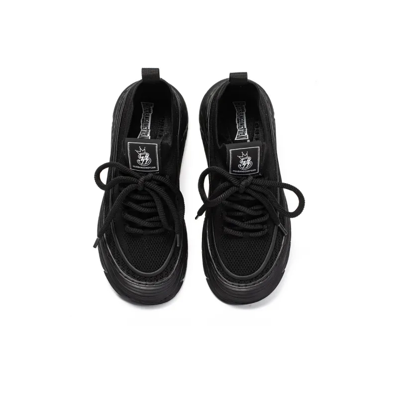 Skate Park Height Increasing Wear-Resistant Low-Top Running Shoes Men's-4