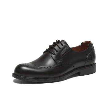 Hush Puppies Dress Shoes Men Low Top Black/Blue