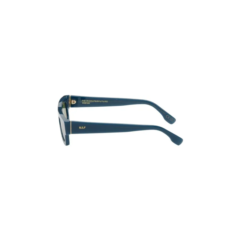 Retrosuperfuture Acetate Irregular Shape Sunglasses Men's Blue-2