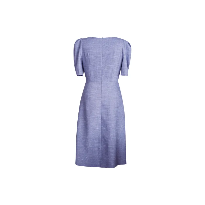 ROEYSHOUSE Short Sleeved Dresses Women's Heather Gray Blue-1