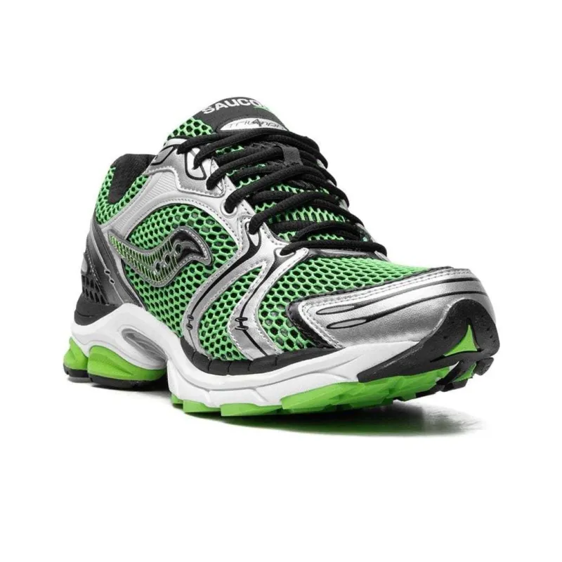 Saucony ProGrid Triumph 4 Green Silver Black-2