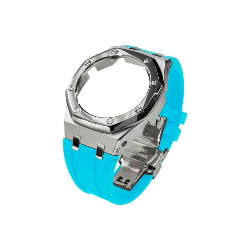 Keppot Compatible With Farmhouse Oak GA 2100 GA 2110 GA B2100 Modified Metal Strap Watch Case Unisex-13