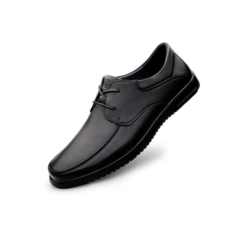 LAORENTOU Dress Shoes Men Low Top Black/Brown-1