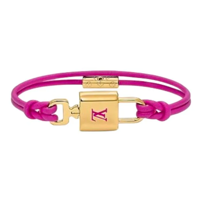 LOUIS VUITTON Calfskin, Metal Bracelets Men's Multicolor-6