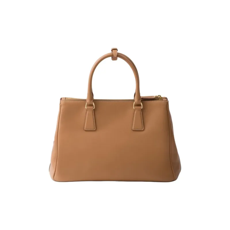 PRADA Galleria Killer Bag Nappa Leather Shoulder Bag Crossbody Bag Handbag Large Size Women's Natural Multicolor Orange-2