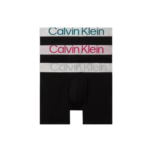 CK/Calvin Klein BOXER BRIEF 3PK Underpants Europe Version Men's 3 Pack Multicolor