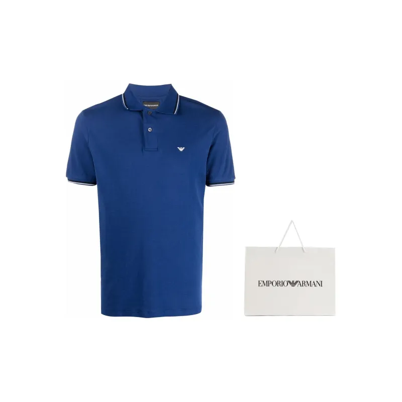 EMPORIO ARMANI Logo print Long sleeve T shirt-1
