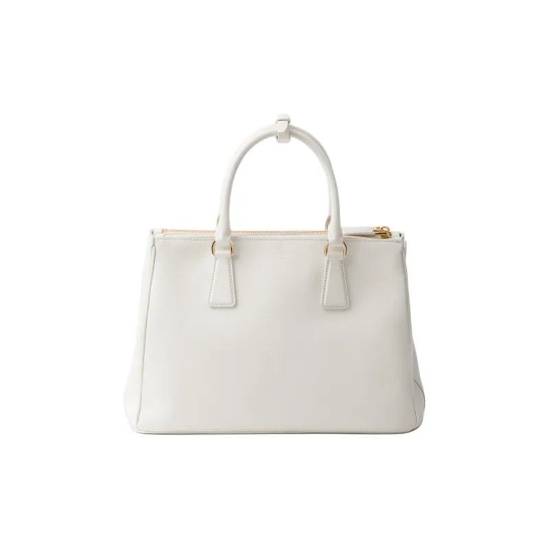 PRADA Galleria Killer Bag Leather Shoulder Bag, Crossbody Bag, Handbag Tubas Women's White & Pineapple Yellow-2