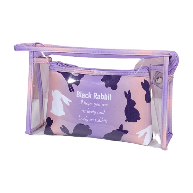 Vack Polyester Makeup Bag Women's Purple-5