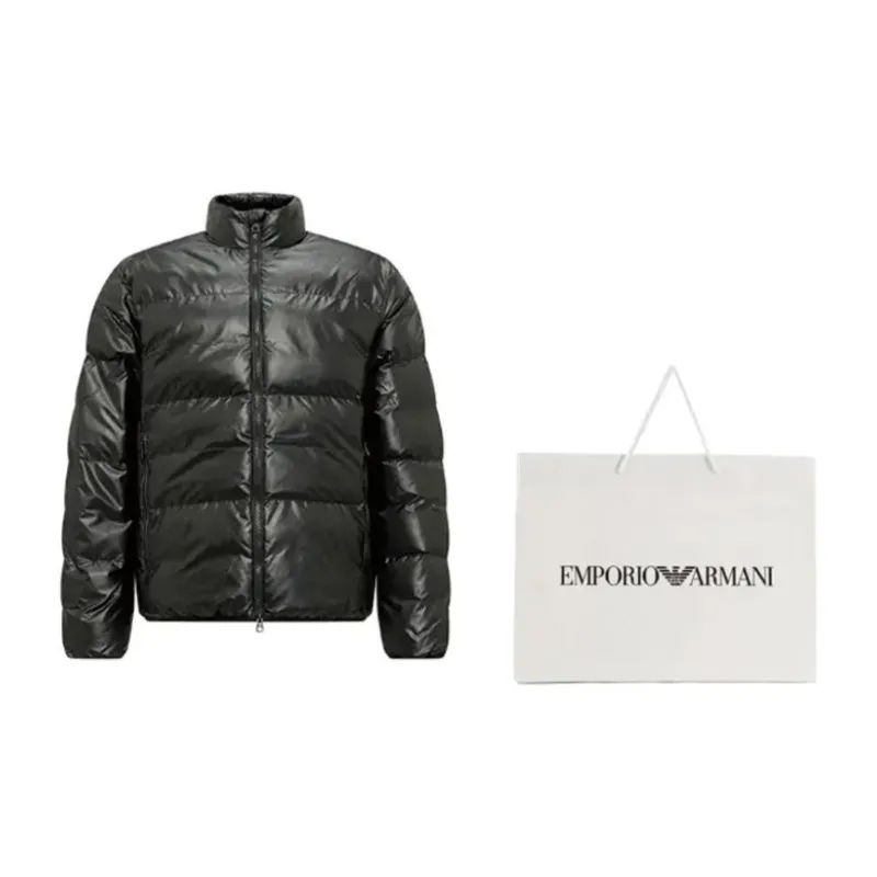 EMPORIO ARMANI FW23 Puffer Jacket Men's Black-3