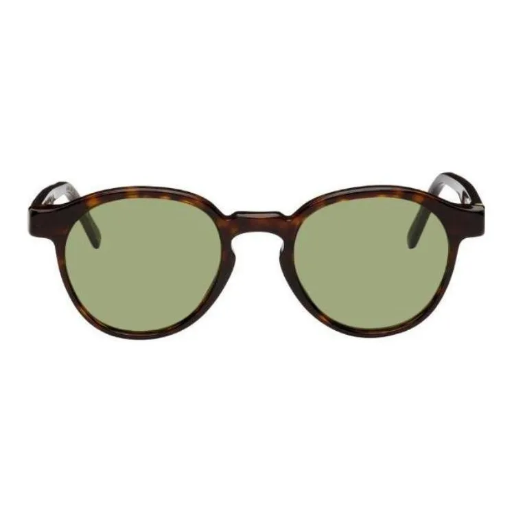 Retrosuperfuture Acetate Round Sunglasses Men's Tortoiseshell-0