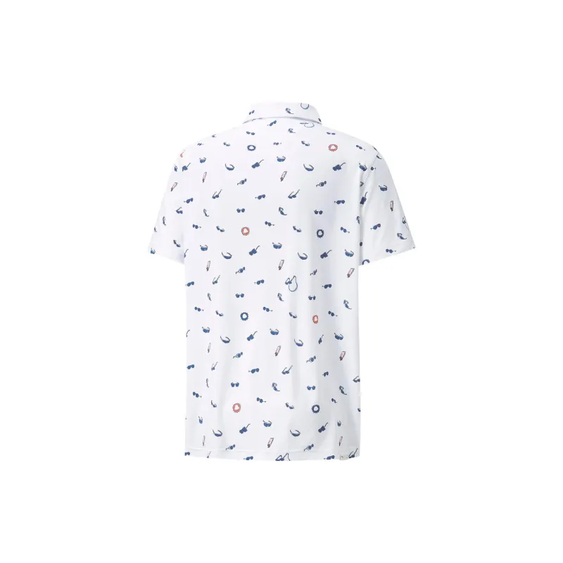 PUMA MATTR Polo Shirt Men's White-1