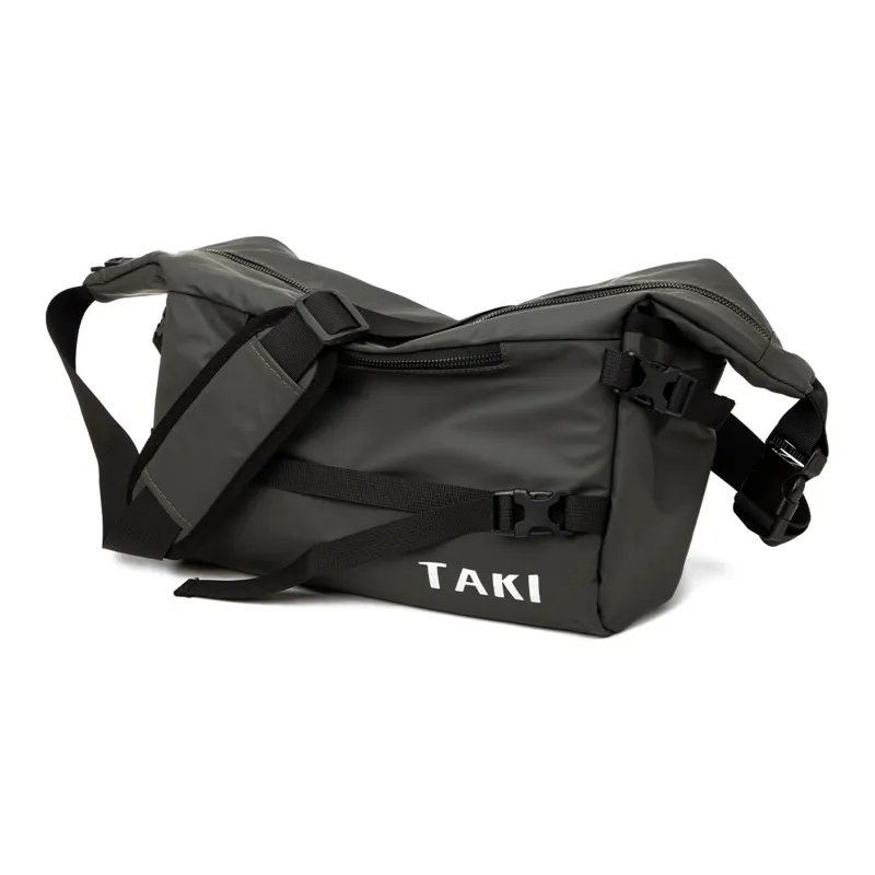 TAKI Synthetic Leather Crossbody Bag Shoulder Bag Regular Unisex Black/Gray/Blue/Green-13
