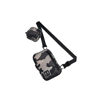 Under Armour Polyester Shoulder Bag Crossbody Bag Small Size Unisex Black