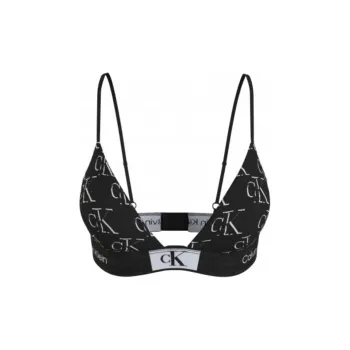 CALVIN KLEIN UNLINED TRIANGLE Bra Europe Version Women's Black