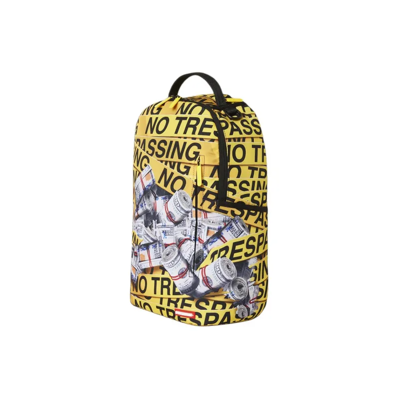 SPRAYGROUND Polyester With Fabric Backpack Unisex Yellow Black-2