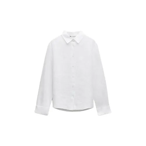 ZARA Shirts Women's Frosted White