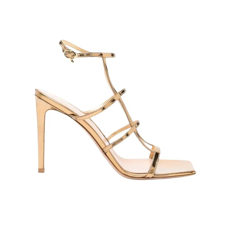 GIANVITO ROSSI Mondry 95mm Leather Sandals Women's-1