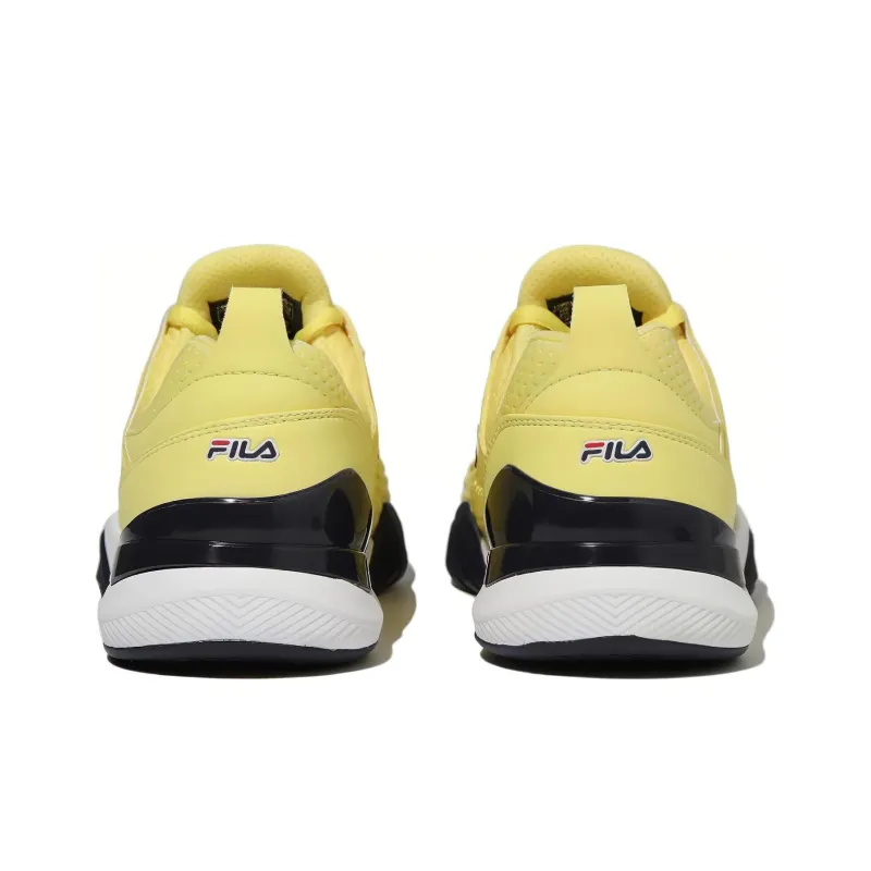 FILA Breathable Low Top Tennis Shoes Unisex Yellow-4