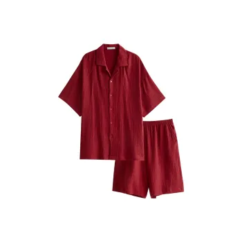 Same Language Pajama Set Men's China Red