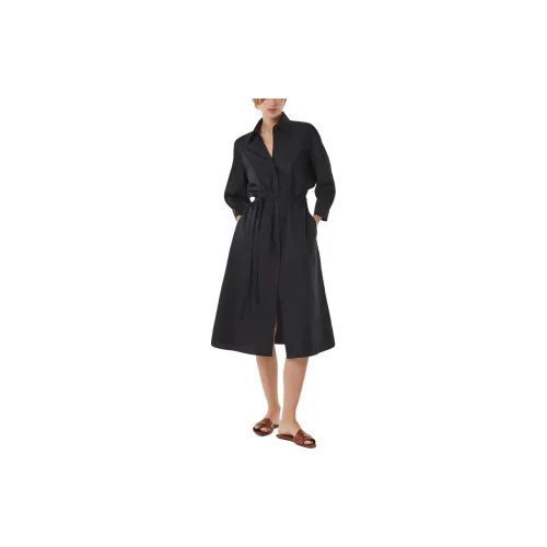 XACUS Long-Sleeved Dresses Women's Black