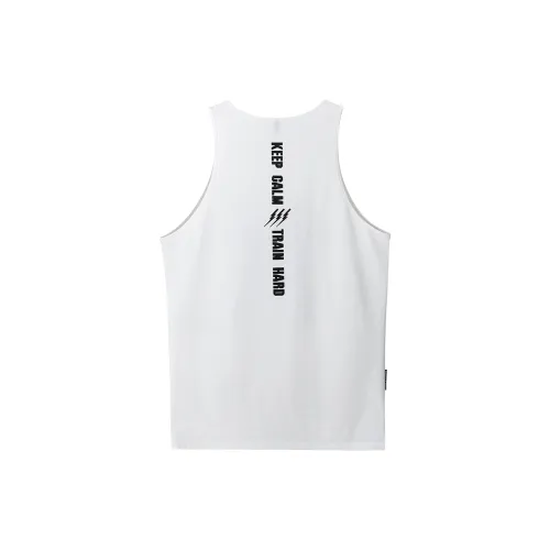 Muscle Dog Tank Tops Men Off White