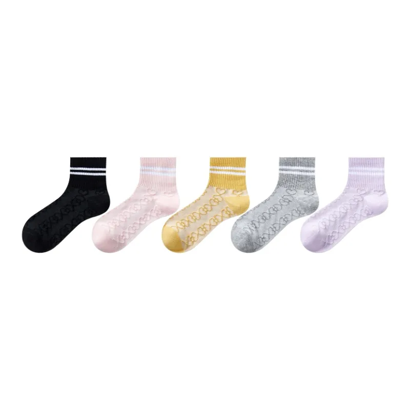 Ordifen Mid Calf Socks Women's 5 Pack-3