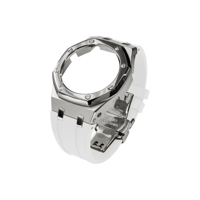 Keppot Compatible With Farmhouse Oak GA 2100 GA 2110 GA B2100 Modified Metal Strap Watch Case Unisex-2
