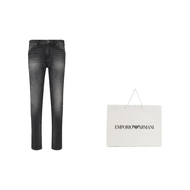 EMPORIO ARMANI SS23 Jeans Men's Black-1