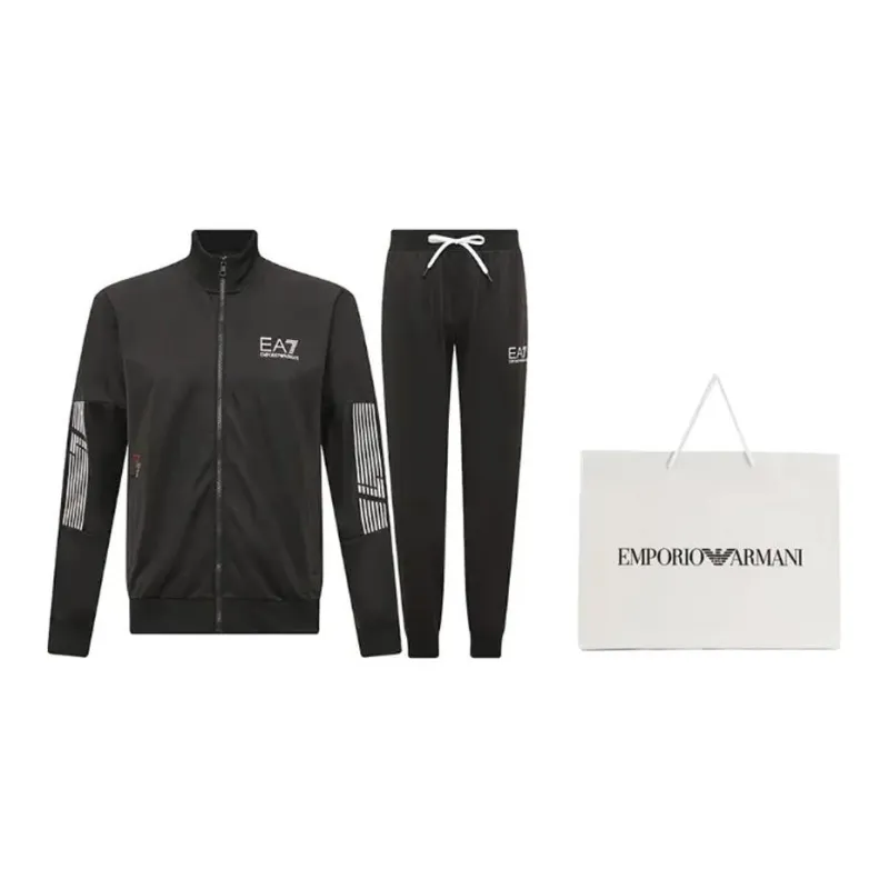 EMPORIO ARMANI EA7 Casual Sportswear Men's Black-3
