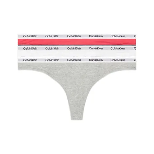 CALVIN Borsetta 3 PACK THONG LOW-RISE Underpants Europe Version Women's 3 Pack
