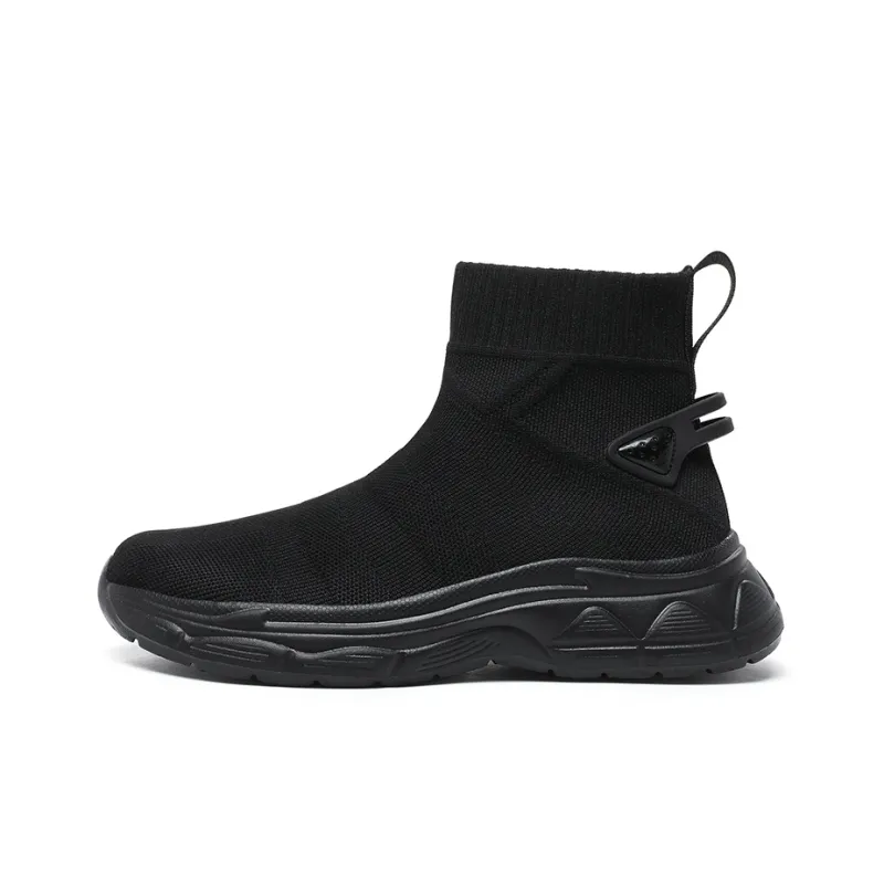 Black tailed Deer Cushioning, Slip Resistant, Breathable, Lightweight Coverage High Top Casual Shoes Unisex-0