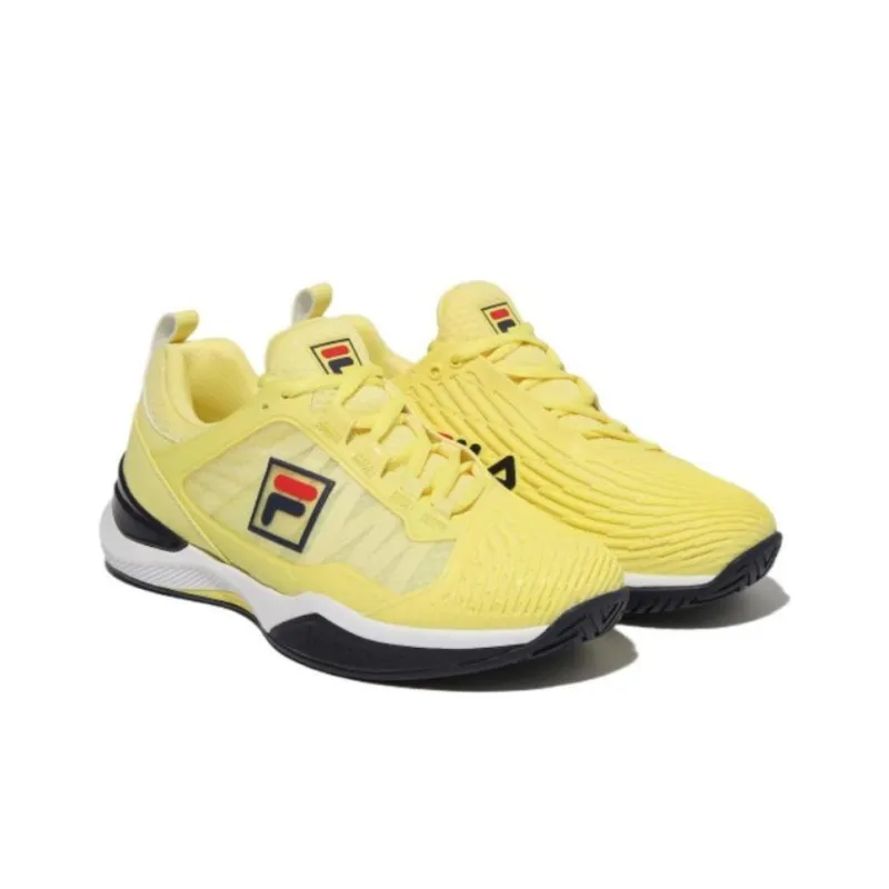 FILA Breathable Low Top Tennis Shoes Unisex Yellow-2