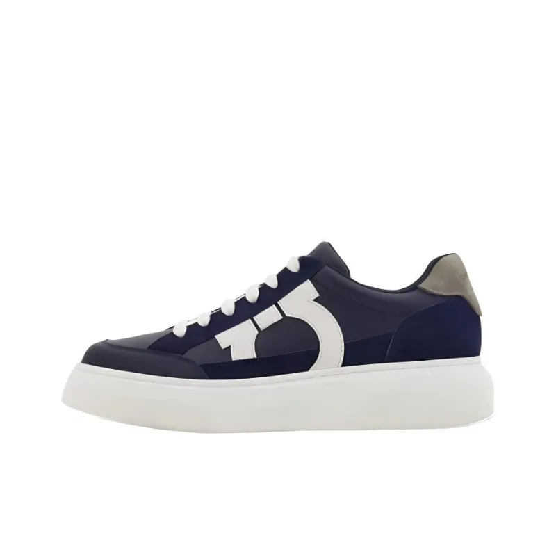 Ferragamo Gancini Leather Sneakers-0