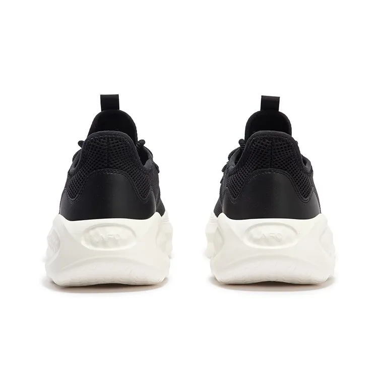 361° Cloudwalk Slip on Anti Slip And Wear Resistant Breathable Low Top Casual Shoes Men's Black White-3