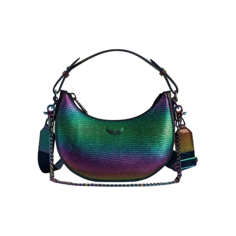 Zadig&Voltaire Moonrock Metallic Finish Tote Bag-0