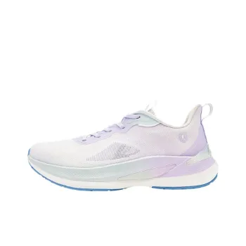 QIAODAN Durable Breathable Low-Top Training Running Shoes Women's Purple Cyan
