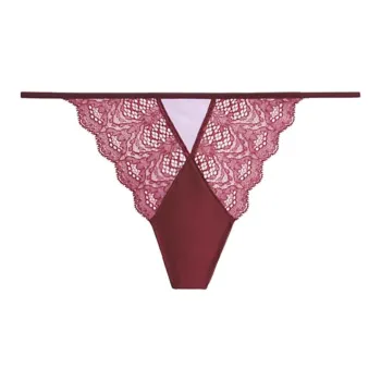 CK/Calvin Klein STRING THONG Underpants Europe Version Women's 1 Pack Rose Red