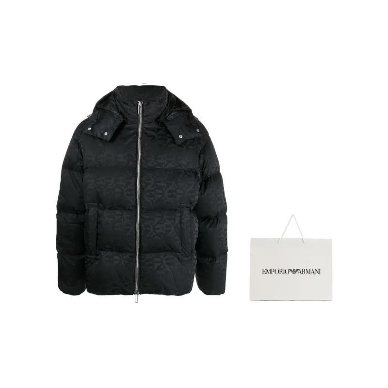 EMPORIO ARMANI FW22 Jackets Coats Men's Black-1