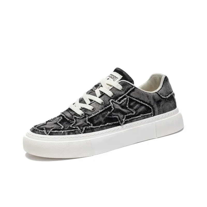 Skate Park Anti-Slip And Wear-Resistant Height Increasing Low-Top Skateboard Shoes Men's-13